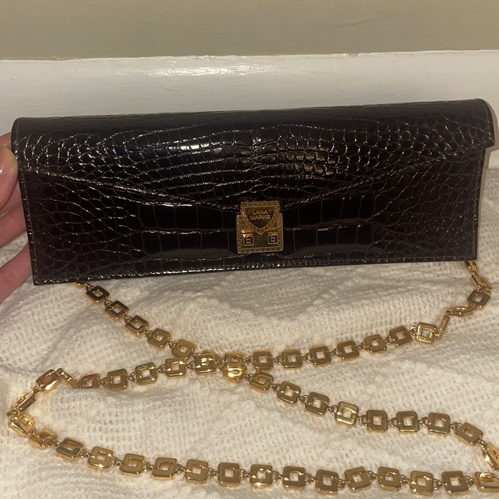 Lana Marks crocodile purse